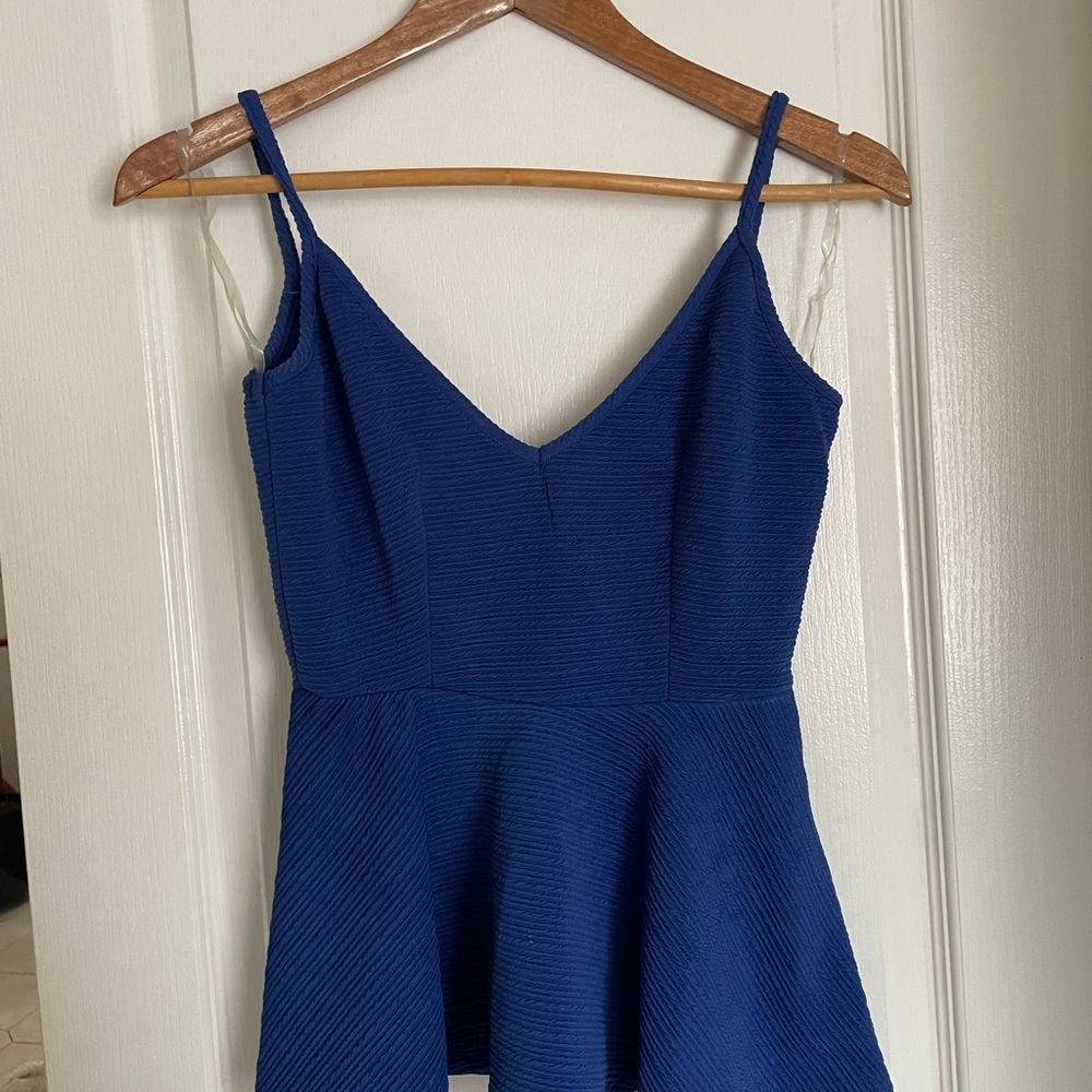 Studio Vibrant Blue Knit Top
